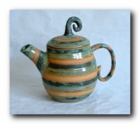 Striped Teapot